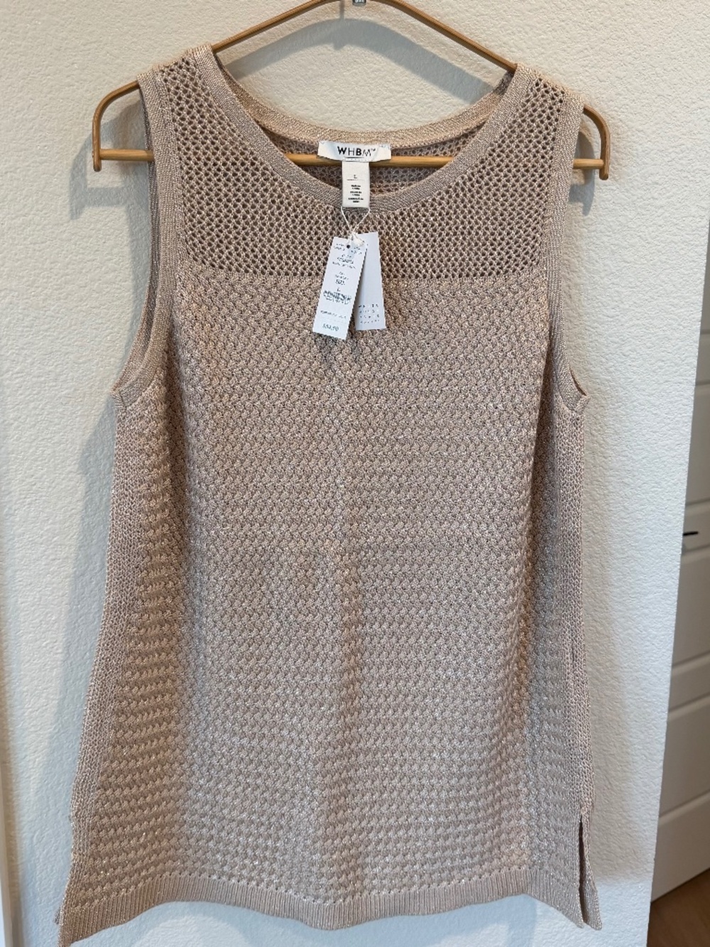 BRAND NEW White House Black Market knit sparkly top